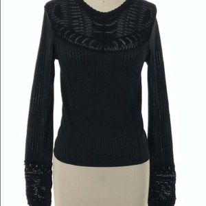 Free People Pointelle Ribbed Colette top